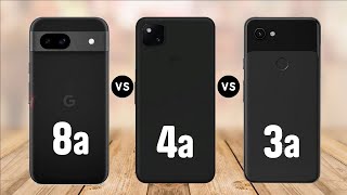 Google Pixel 8a Vs Google Pixel 4a VS Google Pixel 3a Full Specification