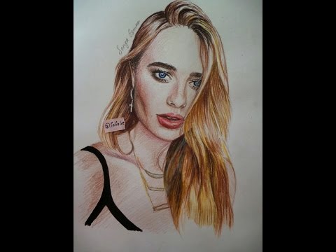 (SPEED DRAWING)Sonya Esman/портрет Сони Есьман/рисуем Соню Есьман video editing software free