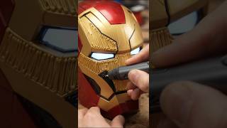 I Built Iron Man’s Mark 85 Helmet using ONLY a 3D Pen! 🔴🟡#IronMan #Marvel #3DPen