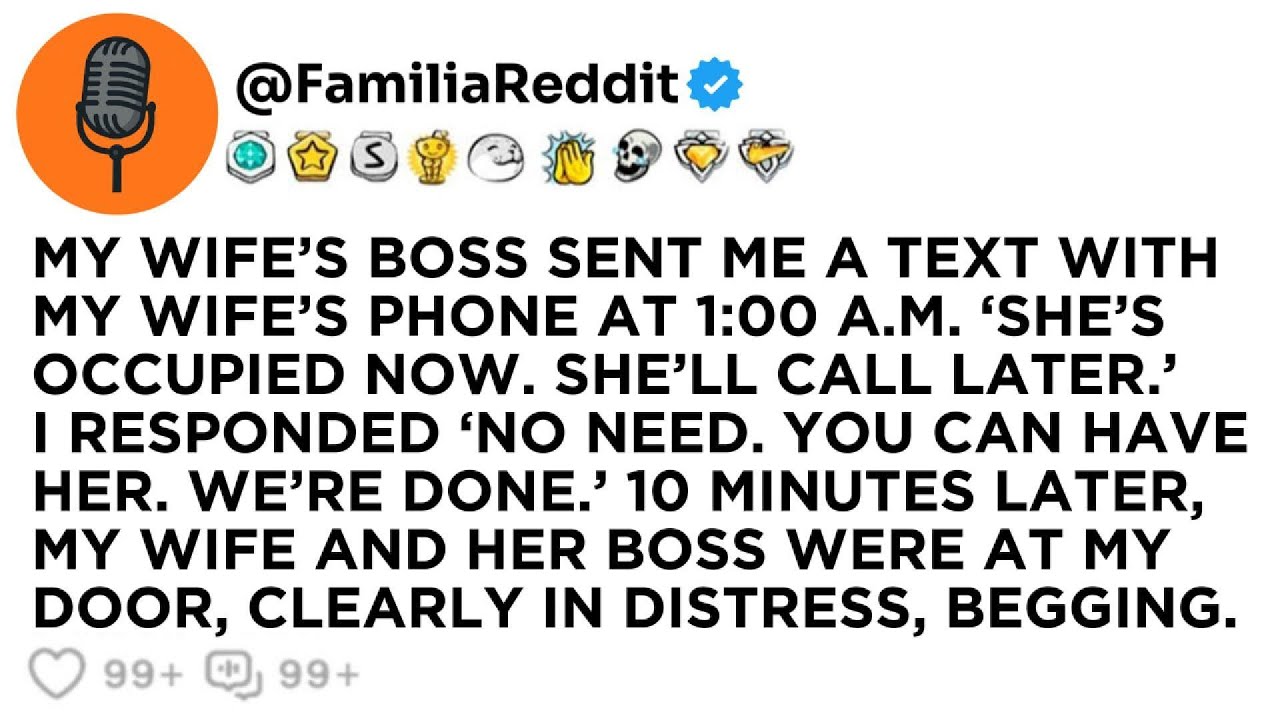 MY WIFE’S BOSS SENT ME A TEXT WITH MY WIFE’S PHONE AT 1:00 A.M. ‘SHE’S OCCUPIED NOW. SHE’LL CALL...