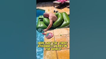 3 strangest slides in the world #shorts