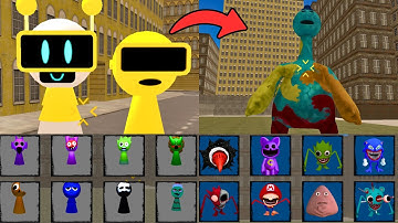 SPRUNKI FUNBOT & GARNOLD SPRUNKI VS DOEY POPPY PLAYTIME NEXTBOTS IN PLAYGROUND MOD (Garry’s Mod)