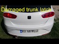 How to remove trunk latch / lock mechanism Seat Leon VW Golf