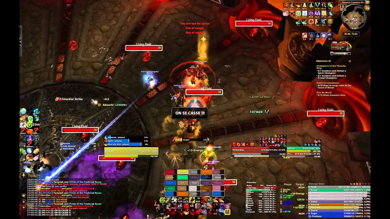 Wraith vs Primordius 25 Heroic