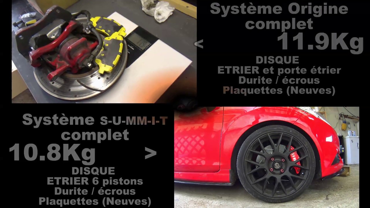big brakes SUMMIT 330mm FIESTA ST (kit gros freins) YouTube