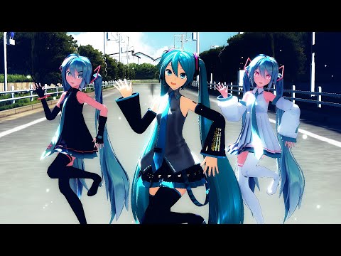 【MMD】チピチピチャパチャパミク (さたぱんP Dance) / chipi chipi chapa chapa dubi dubi daba daba Miku