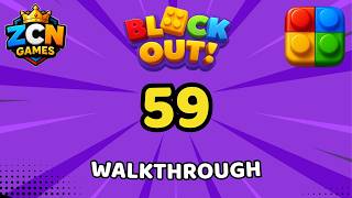 Block Out! Color Sort Puzzle Level 59 Walkthrough | Full Solution