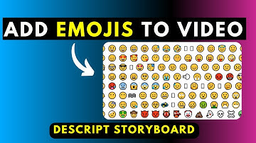 How to Add Emojis 😅👋👨‍🦱👩‍👩‍👧‍👧 to Your Social Media Videos in Descript Storyboard