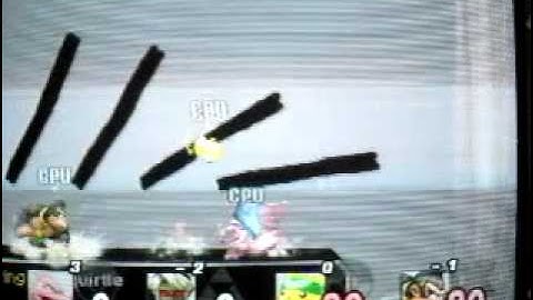 WTF moment - stupid death - A level 9 CPU screws up his final smash and falls instead