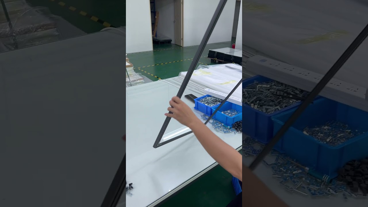 How to make the ultra thin led light box?#ledlightbox #manufacturing #factory #youtubeshorts