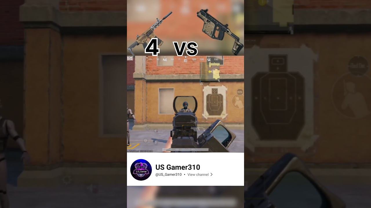 Honey Badge VS Vector Damage test#PUBG#BGMI#Short#Viral#Popular##Ytshort#Gaming#Tranding@USGamer310