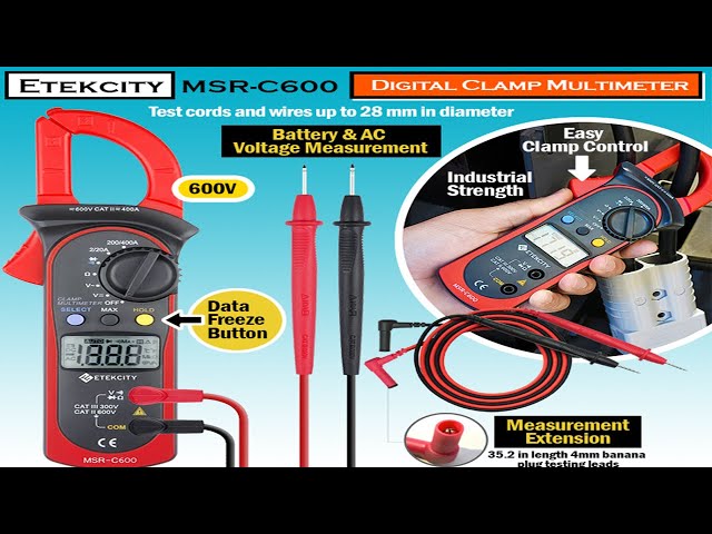 How To: Etekcity Multimeter (MSR-C600) 