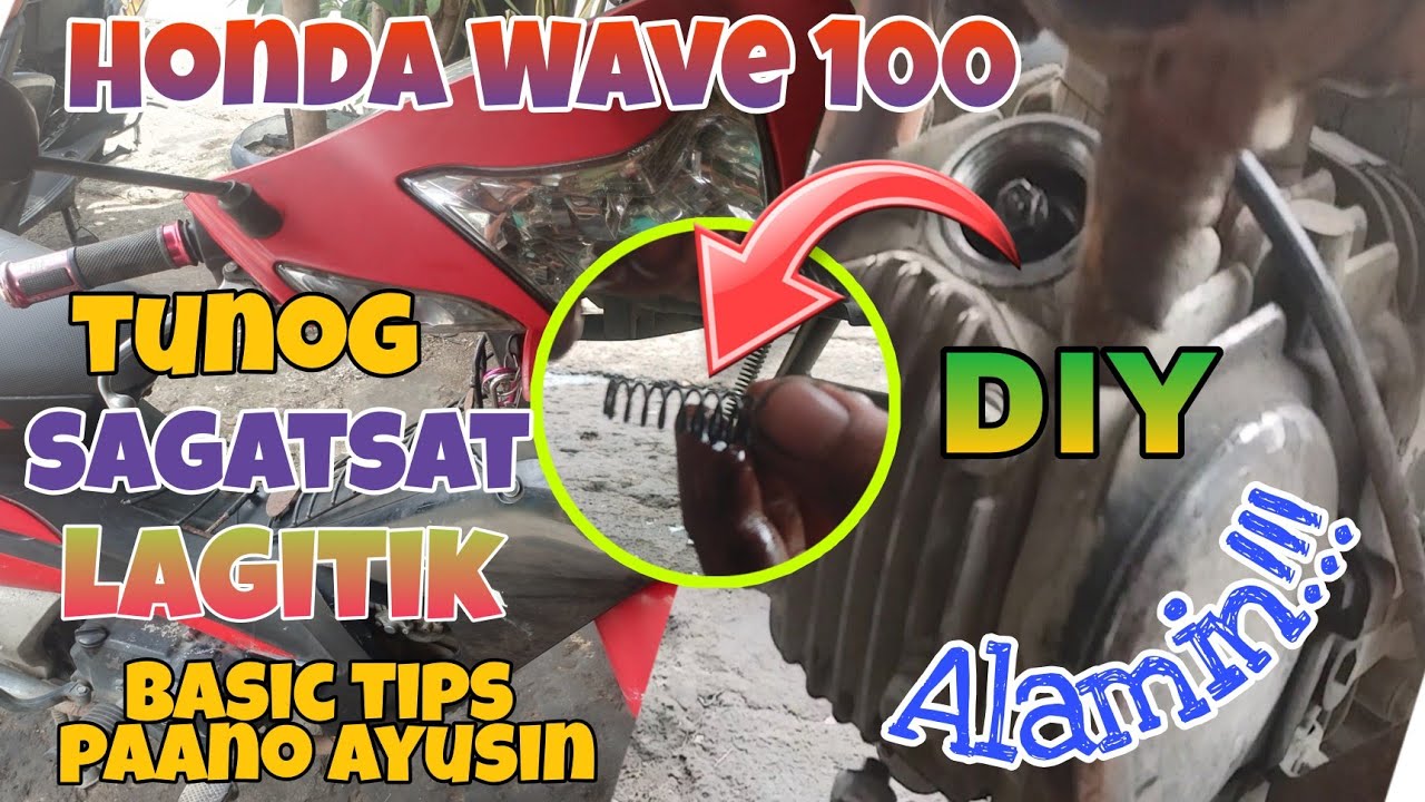 Honda Wave 100 Pinaghalong Lagitik ng Balbola at Sagatsat na Ingay ng Timing Chain DIY Alamin.