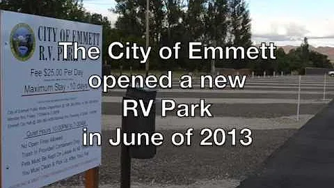 Emmett Idaho opens new RV Park