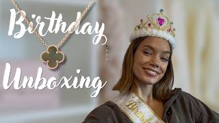 ✨ Van Cleef & Arpels Vintage Alhambra Necklace Unboxing | Rose Gold & Black Mother-of-Pearl 🎂
