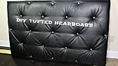 EASY DIY TODDLER PRINCESS BED | TUFTED DIAMOND HEADBOARD TUTORIAL - YouTube