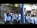 SEMANA CIVICA 2014 EL SALVADOR RETIRO DEL PABELLON NACIONAL