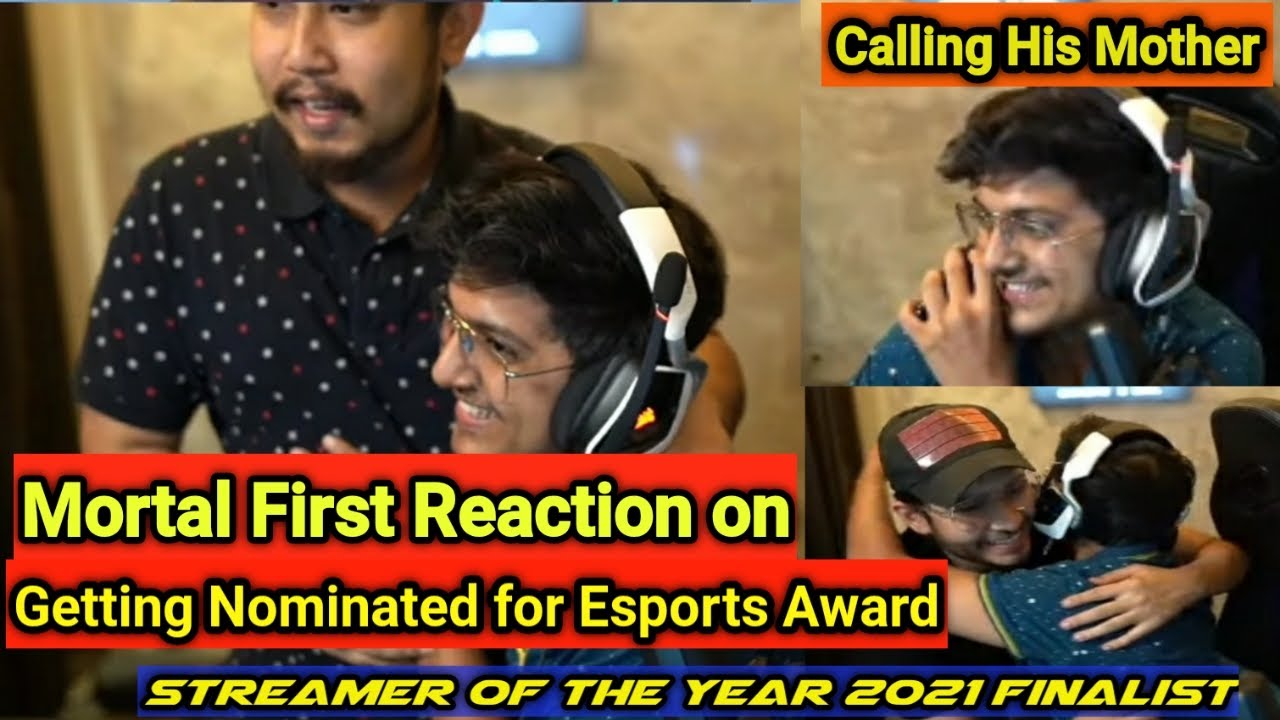 Mortal First Reaction after Getting Nominated for Esports Awards, S8UL Reaction Streamer of the Year