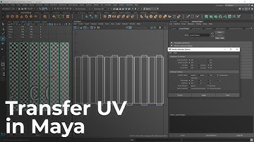 Transfer UV Maps between Identical Meshes in Maya 2022