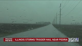 Famous Illinois storms trigger hail near peoria Wealth