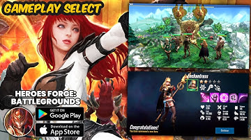 Heroes Forge: Battlegrounds Gameplay - New Hero Collector RPG (Android / IOS)