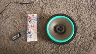 TDA2030 AUDIO AMPLIFIER CIRCUIT WITH 9V BATTERY AND CAR SPEAKER