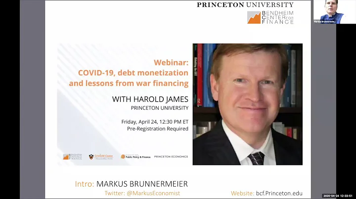 Webinar: Harold James on COVID-19, debt monetizati...