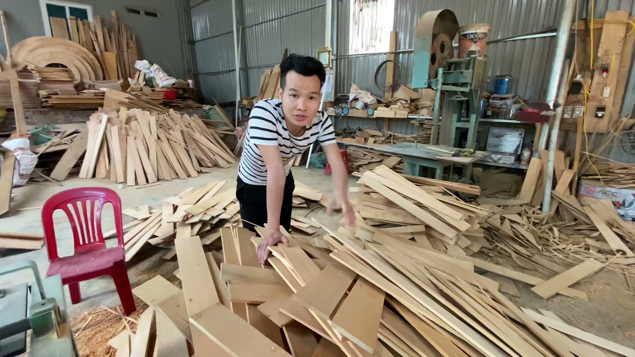 Sốc ‘ Trần gỗ thành long giới thiệu gỗ Pơmu tại xưởng#trầngỗpomu#khanhumba
