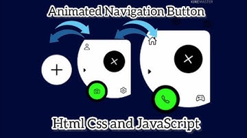 Animated Navigation Button Full Tutorial with Html Css and JavaScript.