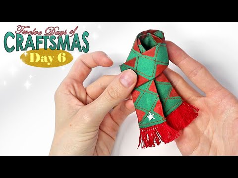 Doll Scarf – Day 6 – Twelve Days of Craftsmas