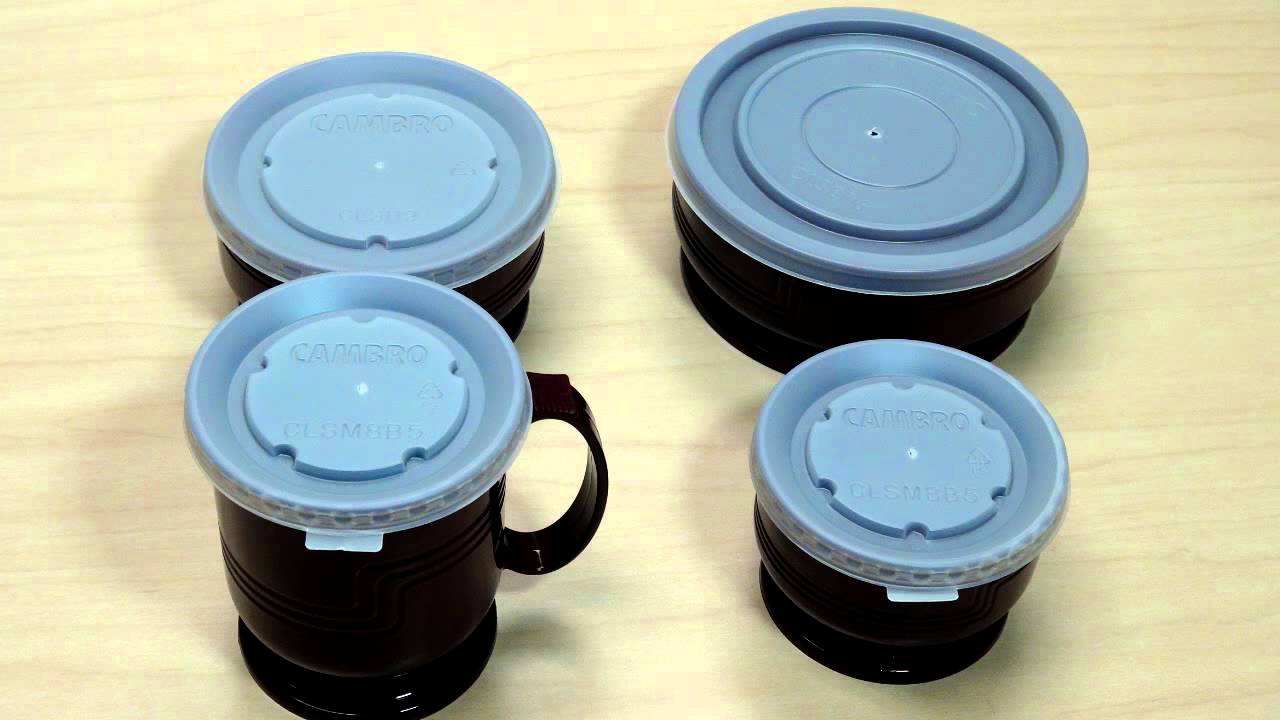 Cambro Dark Gray Thermal Pellet - 9.5" Diameter, Keeps Food Hot Over 1 Hour, High-Density Plastic, NSF Approved - View #7