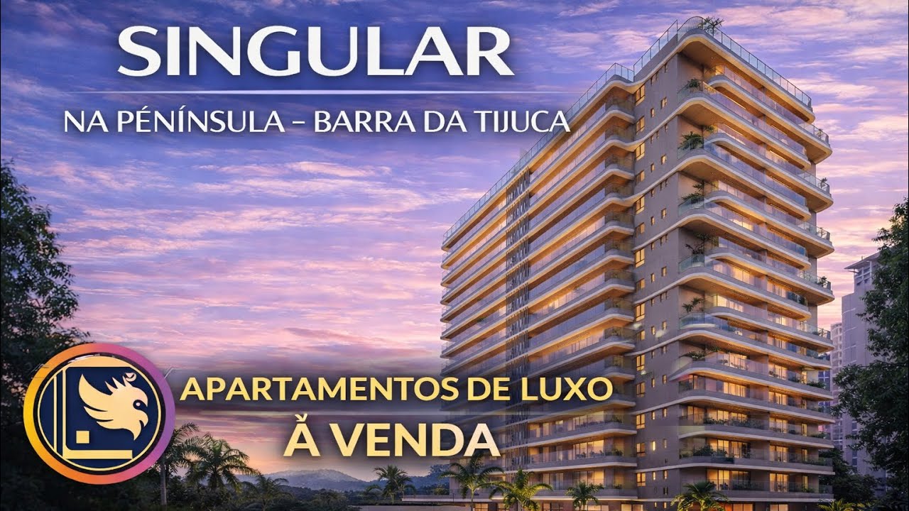 SINGULAR Península: Lançamento de Luxo com 4 Suítes e Vista para o Green Park