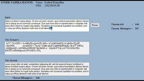 Aplikasi kompres huffman coding