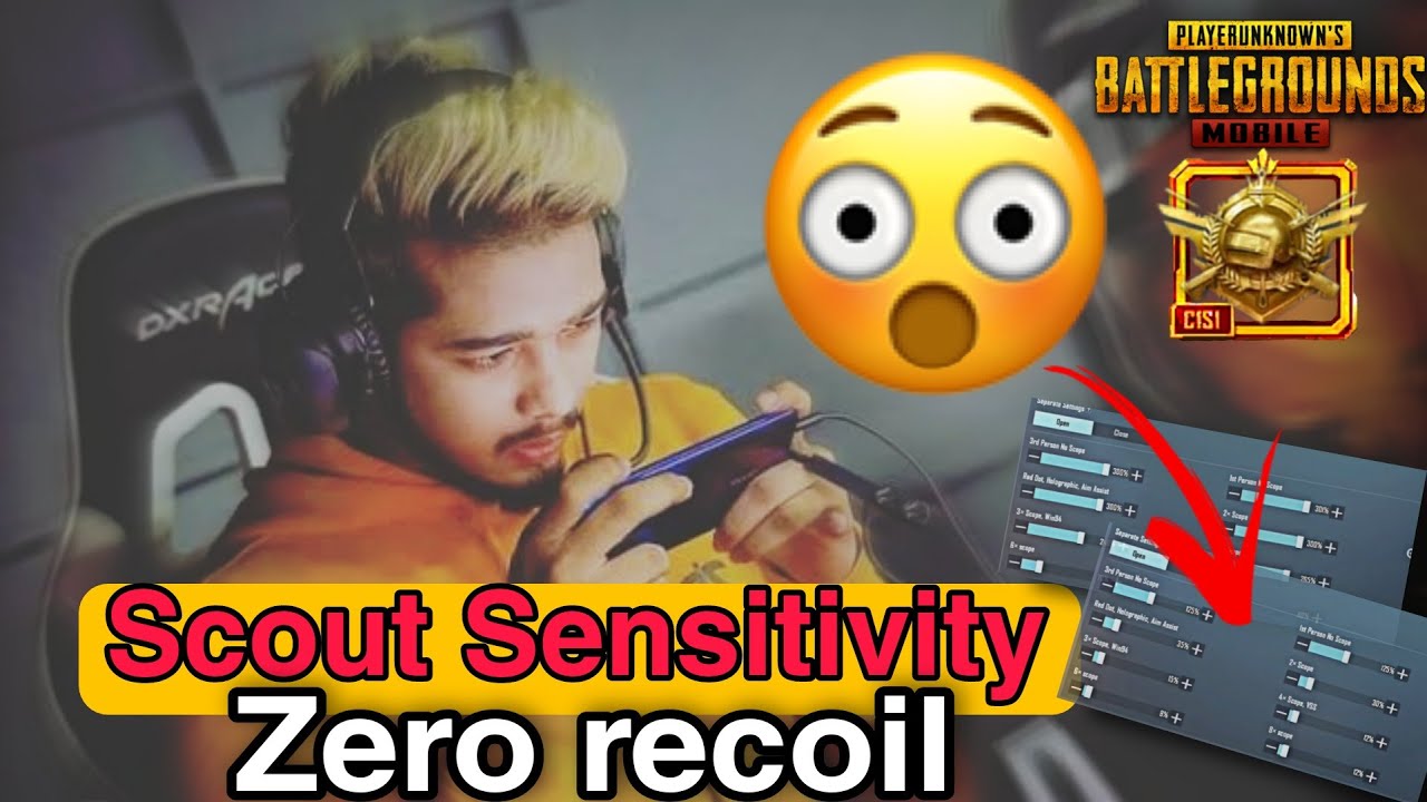 Scout New Sensitivity Revealed | Zero Recoil in long range  | Only Headshot sensitivity🔥