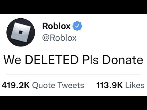 Roblox is trying to DELETE Pls Donate...💰