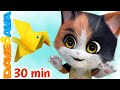 😻  Five Little Kittens & More Nursery Rhymes | Counting Songs | Dave and Ava 😻