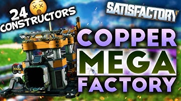 🏭 24 Constructors Making Wire?! | Satisfactory Gameplay Ep 35 2021 [4K 60FPS]