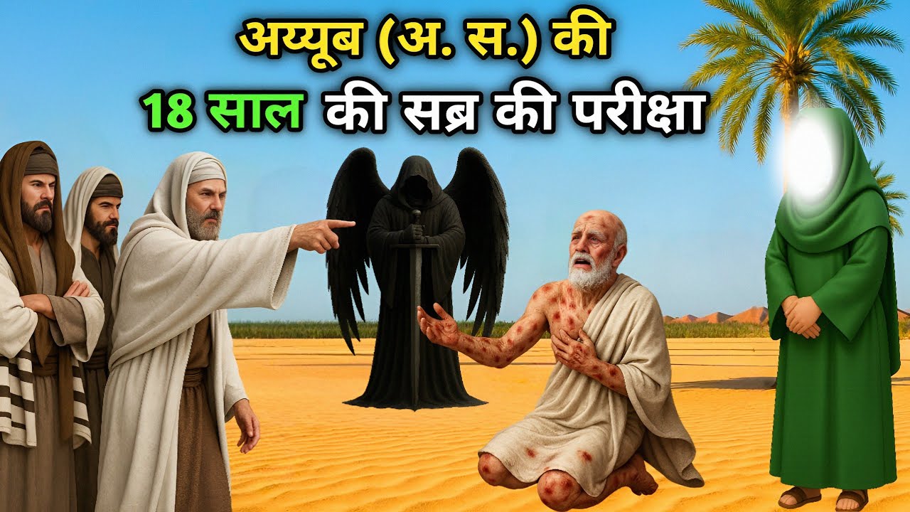 हज़रत अय्यूब अ. स की 18 साल की सब्र की परीक्षा | Life of Prophit Hazrat Ayuub A.S | Hidayat-e-Islam 