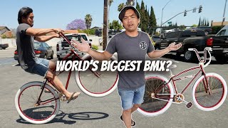 Shop Owner Claims This Is The World's Biggest BMX Bike!