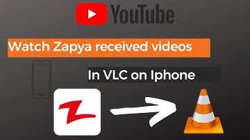 How to watch Zapya received videos in VLC on Iphone #Iphone #Zapya #VLC #appleiphone #vlcplayer