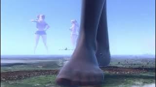 Giantess Tenka destroys city