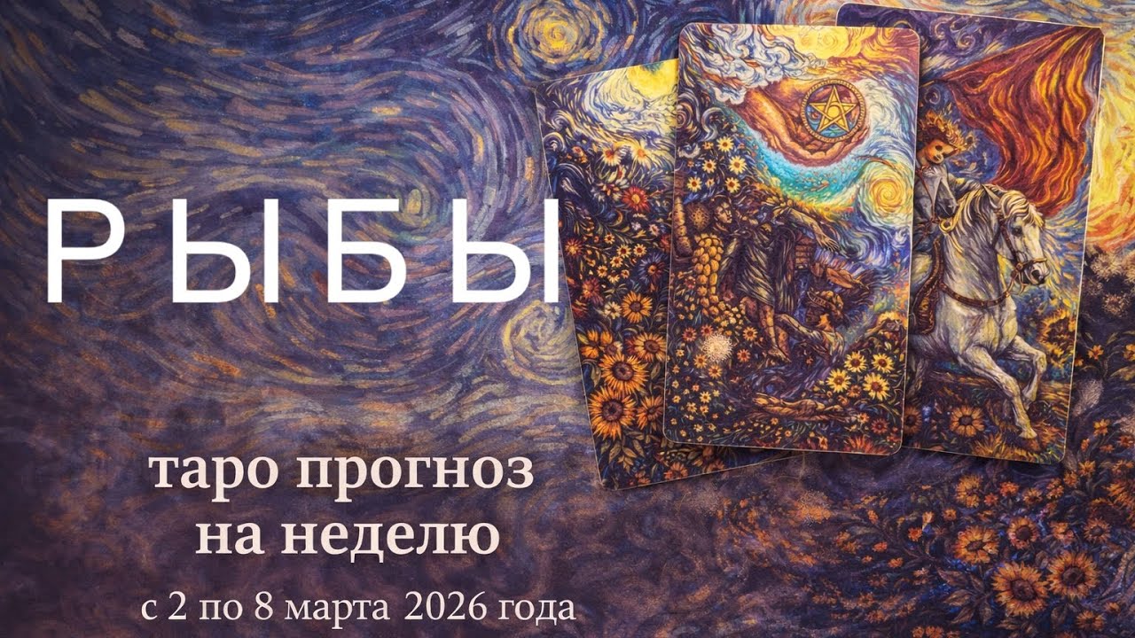 Рыбы ♓️ Таро прогноз на неделю 02.03-08.03.26