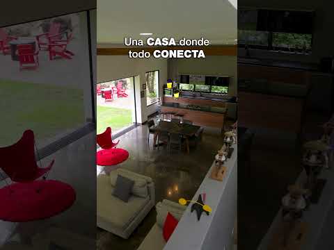 Una Casa Donde Todo Conecta #Zapopan #CasaEntreArboles #cotaparedes