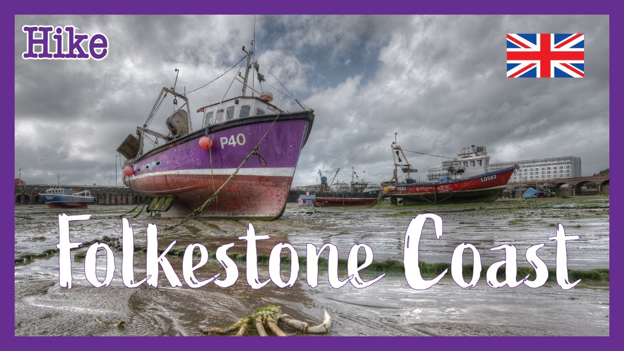 Aventure in Folkestone | 🇬🇧. Coastal Walk along the cliffs to Dover | 🇬🇧 Hiking UK | England