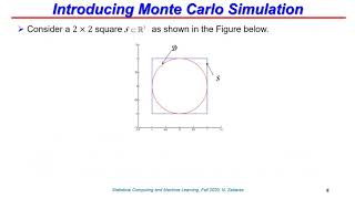Lecture 25 - Monte Carlo Methods