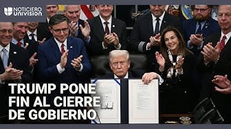 Thumbnail for Trump firma la ley para reabrir el gobierno: ¿cuándo se reanudarán los pagos federales y el SNAP?