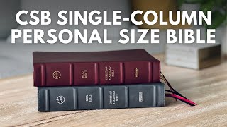 Calfskin CSB Single-Column Personal Size Bible – Full Review screenshot 1