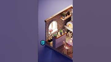 Modeling a window in Blender 3D #b3d #blender3d #stylized3d #blender3dtutorial #3dmodeling