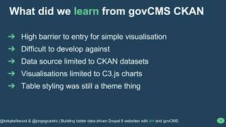 Jorge Castro & Toby Bellwood - Better Drupal8 with dvf & govCMS - DrupalSouth 2017 - Loft