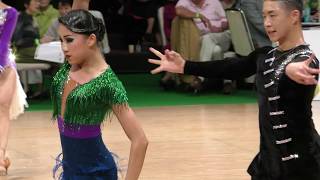 No.78 Couple was a winner of the junior latin. (Ear phone or head p...
